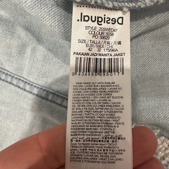 NWT Desigual Denim Jacket  - LAST CHANCE - Picture 10 of 10